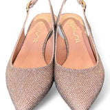 Slingback lux oro tacco 5 Unisa 