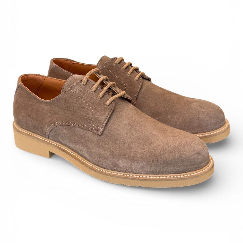 Allacciato camoscio taupe micro Exton 