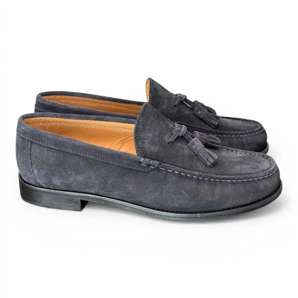 Mocassino mappetti suede blu Kebo 