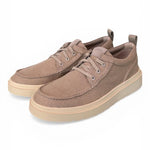 Scarpa uomo Polden Moc tela beige Clarks<BR/> 