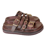 Ciabatta platform testa di moro Janet<BR/> <BR/> 