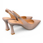 Slingback trasversale pelle taupe Matteo Pitti 