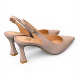 Slingback trasversale pelle taupe Matteo Pitti 