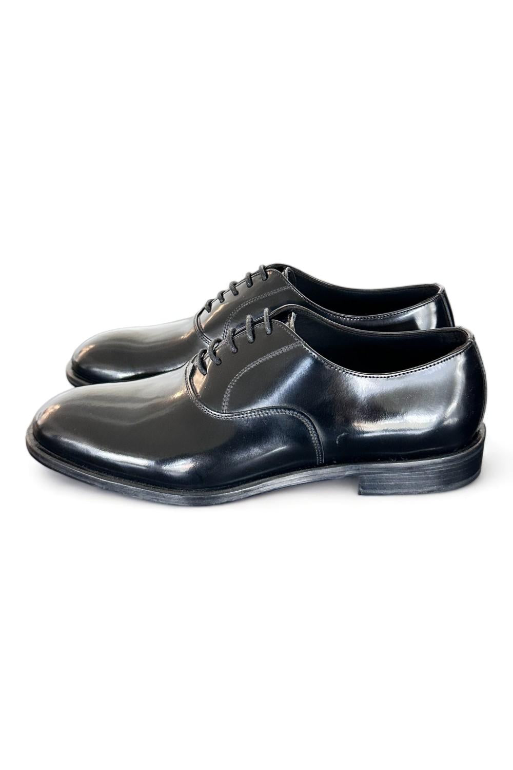 Scarpa francesina cerimonia nera Franco Fedele<BR/> 