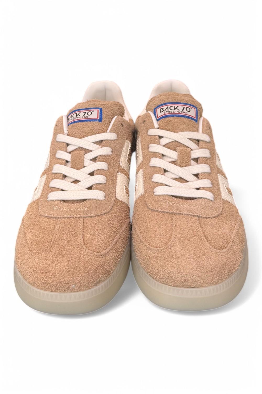 Sneaker uomo Boston beige Back 70<BR/> 