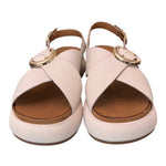 Sandalo incrocio latte Z40 Inuovo<BR/> 