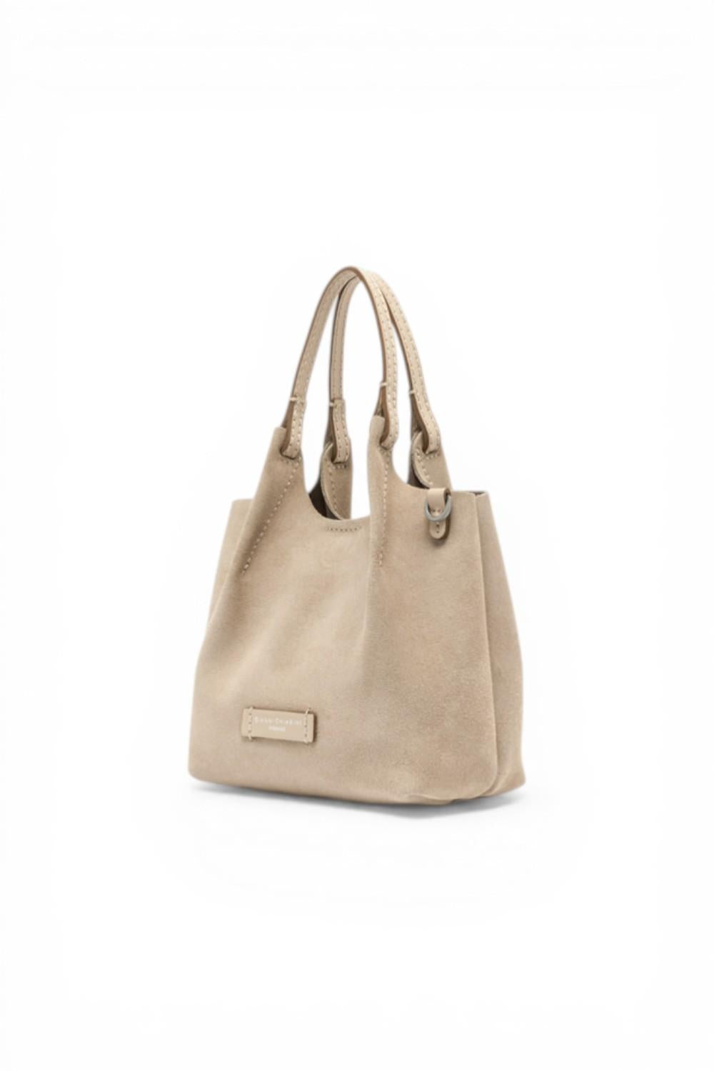 Borsa Dua piccola suede nude Gianni Chiarini 