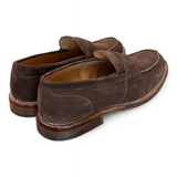 Mocassino suede testa di moro Franco Fedele<BR/> 