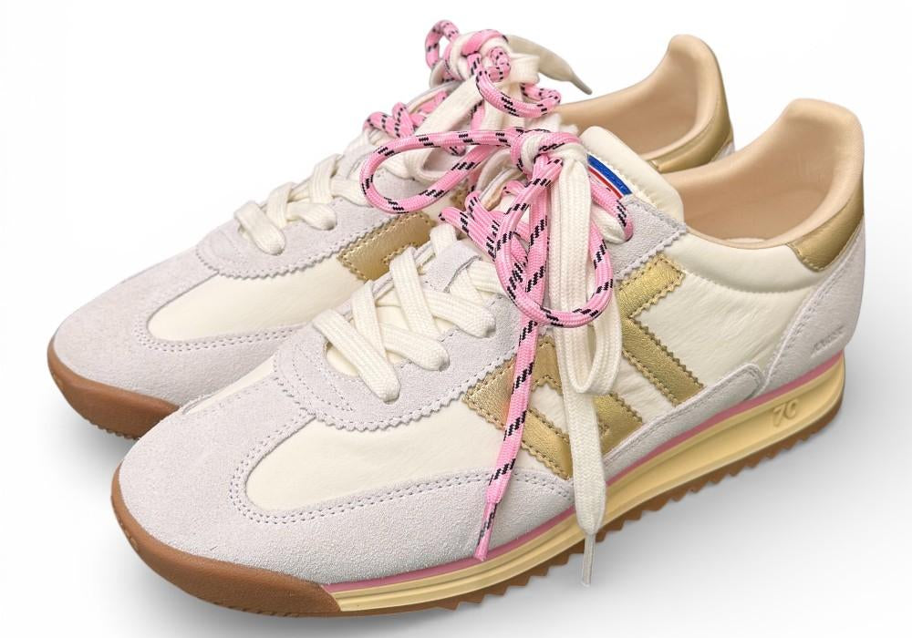 Sneaker Jogger nylon white Back70 