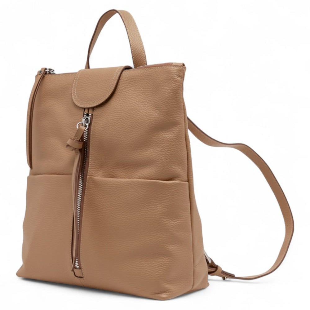 Zaino Giada pelle clay Gianni Chiarini<BR/> 