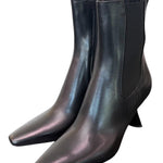 Stivaletto beatles T60 pelle nera Elisa Lanci<BR/> 