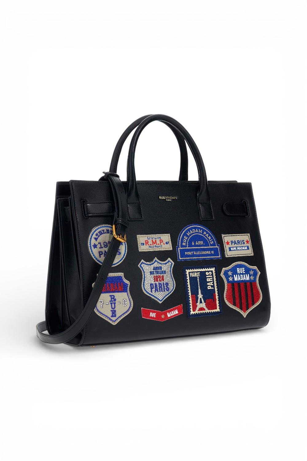 Shoppin St. Germain patch black Rue Madam 