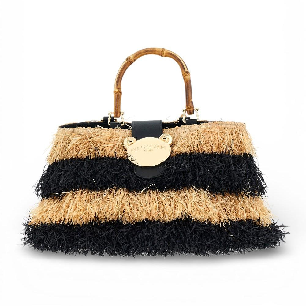 Shopping Riad Fringes beige black  Rue Madam 