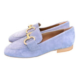Mocassino suede cielo accessorio Francesco B. 
