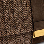 Sacca Marigold spinato choco Gianni Chiarini<BR/> 