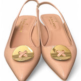 Slingback bottone nude Elisa Lanci 
