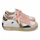 Sneaker donna  De Luxe bianca beige Crime London 