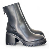 Stivaletto donna nero zip tacco 60 Target<BR/> 