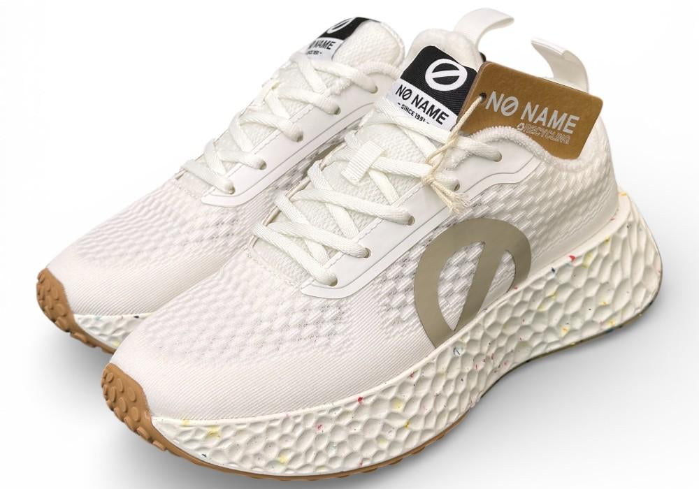 Sneaker donna No Name Carter Fly white greige 