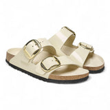 Ciabatta Arizona Big Buckle Shine Ecru  Birkenstock 1021476 