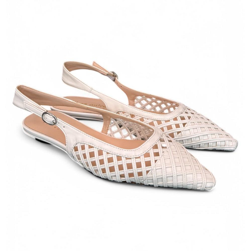 Slingback intreccio sasso flat Les Autres<BR/> 