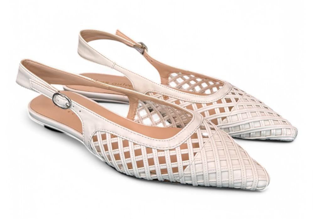 Slingback intreccio sasso flat Les Autres<BR/> 