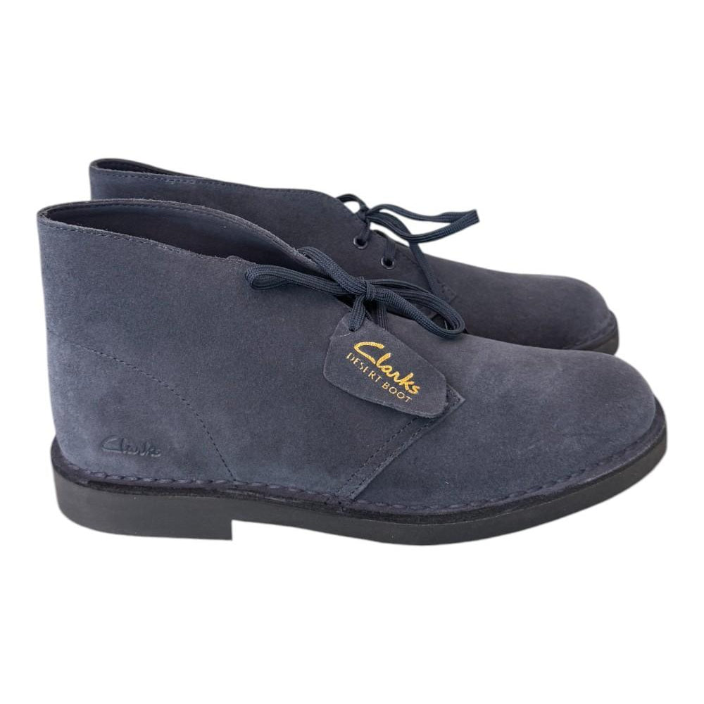 Scarpa uomo Desert Boot Evo navy blue Clarks<BR/> 