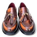 Mocassino mappi cuoio Lorenzo Mari<BR/> 