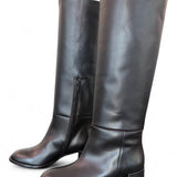 Stivale nappa nera T50 grosso Bianca Di<BR/> 
