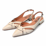 Slingback Bibi Lou incroci naplak bianco flat 