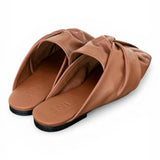 Sabot nodo pelle marrone JVAM<BR/> 