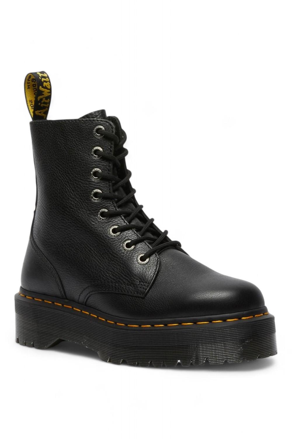 Anfibio platform Jadon III in pelle Pisa nero 