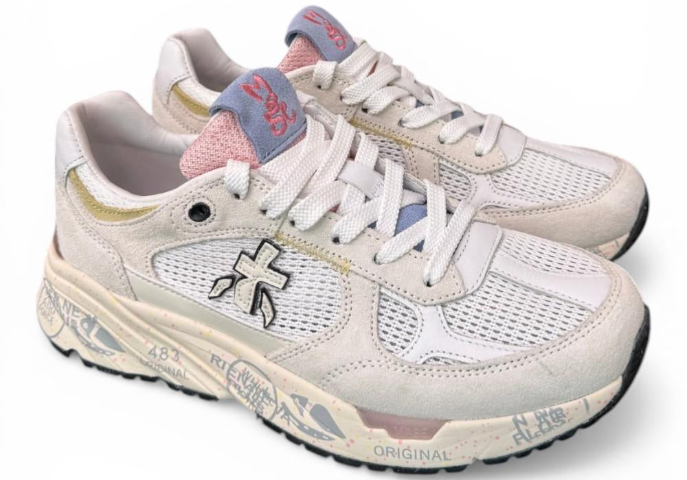 Sneaker donna Mased 8206 Premiata forata bianca 