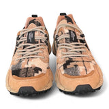 Sneaker donna Flower Mountain Yamano 3 4D58 mud light brown cheques 
