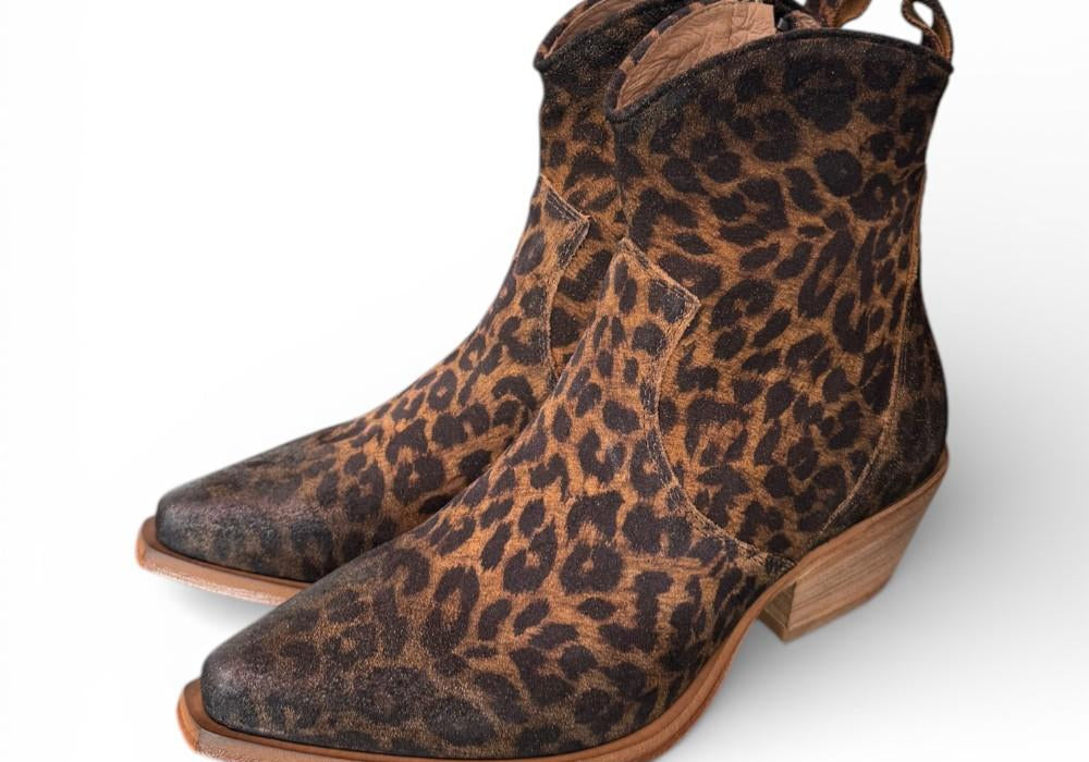 Stivaletto texano suede leo Metisse<BR/> 