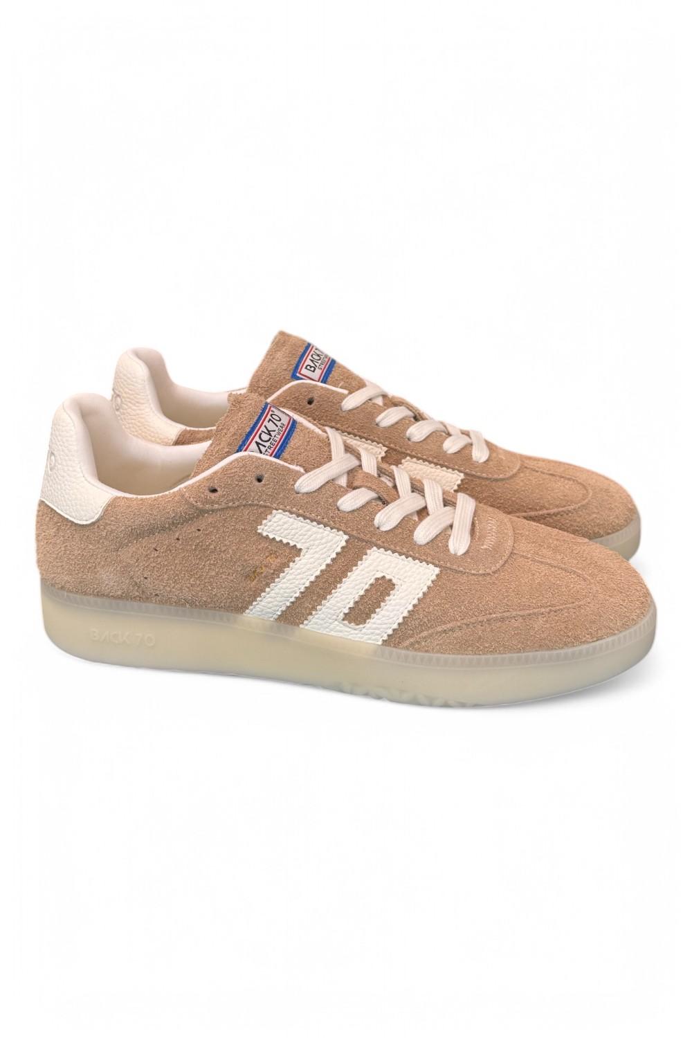 Sneaker uomo Boston beige Back 70<BR/> 