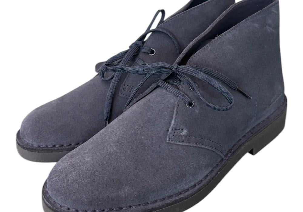 Scarpa uomo Desert Boot Evo navy blue Clarks<BR/> 