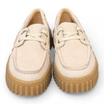 Barca Clarks Boat Cleyhill Torhill nabuk latte 