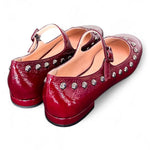 Ballerina borchie vernice bordeaux Matteo Pitti 