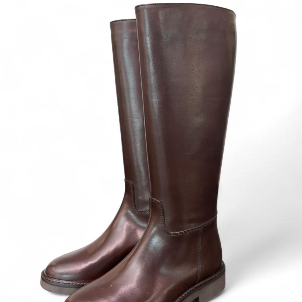 Stivale cavallerizzo pelle testa di moro Anima <BR/> 