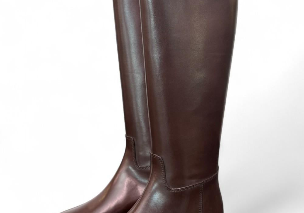 Stivale cavallerizzo pelle testa di moro Anima <BR/> 