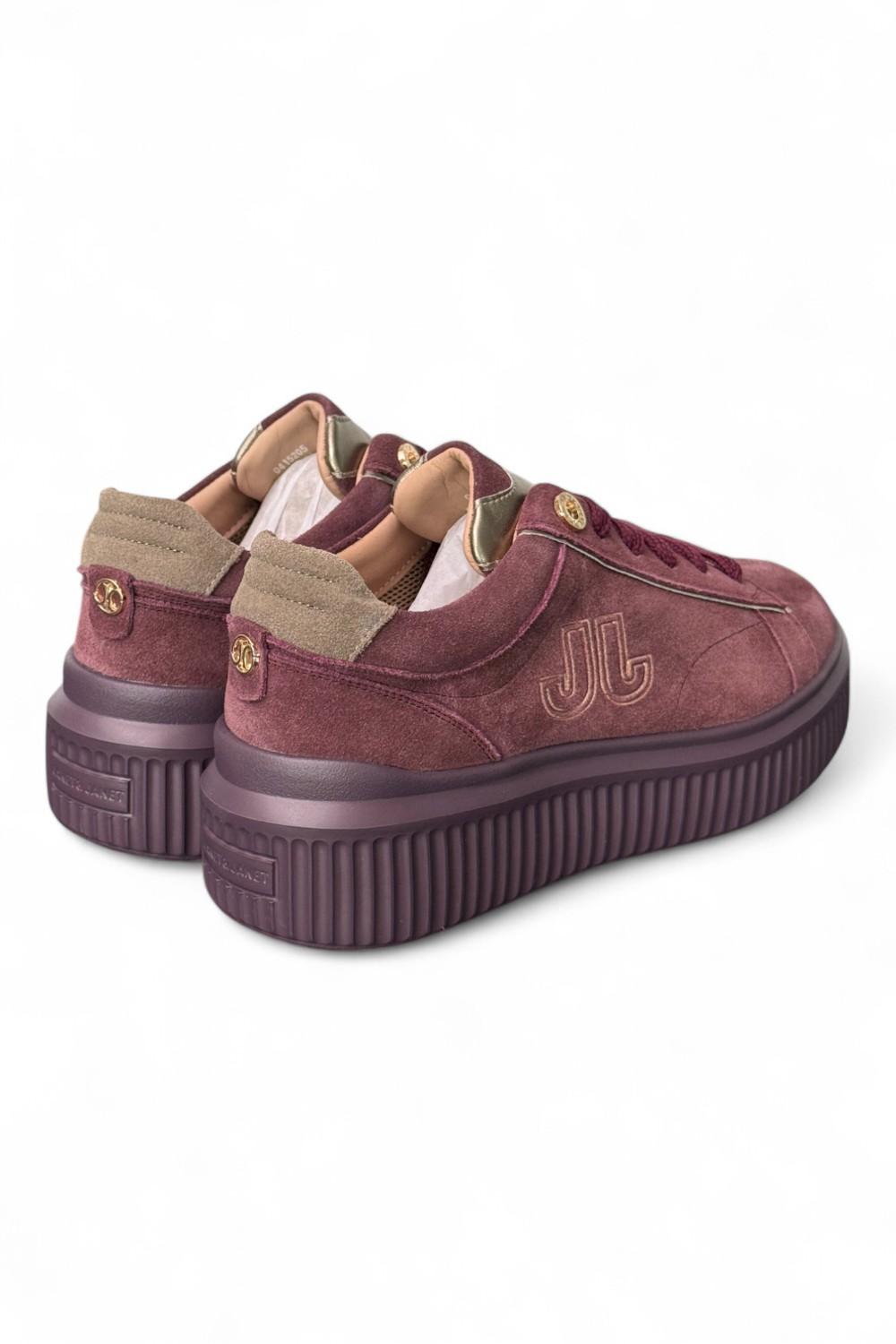Sneaker donna suede bordeaux Janet & Janet 