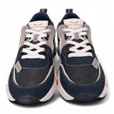 Sneaker uomo Club 01 Blu Voile Blanche<BR/> 