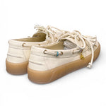 Scarpa barca nappa latte Gioplus 