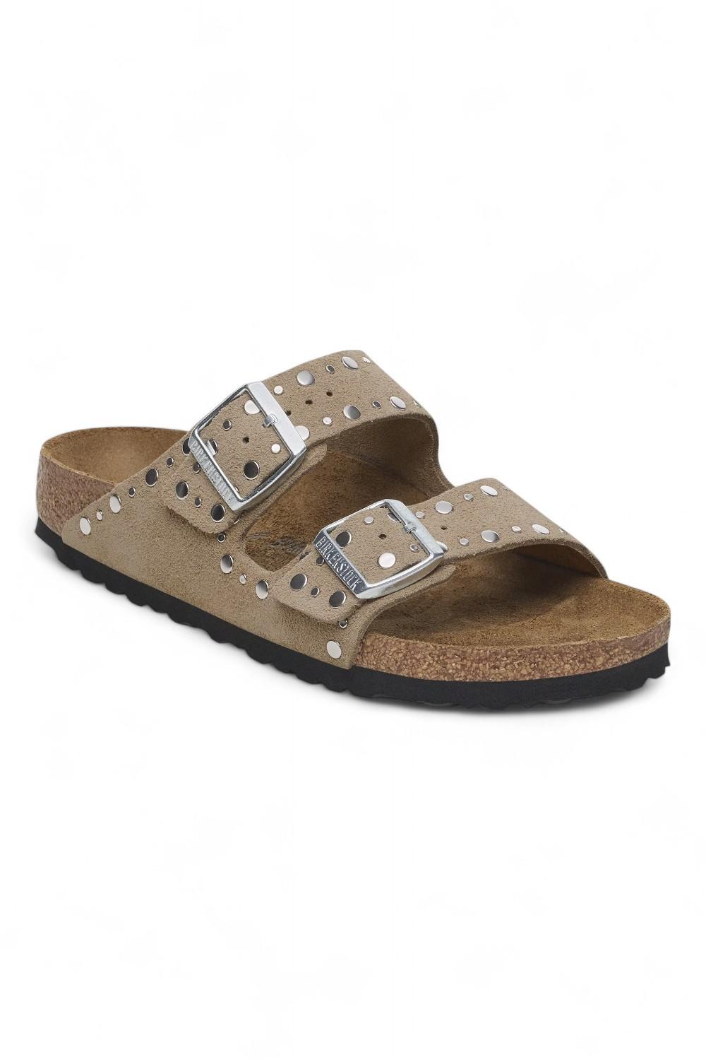 Ciabatta Arizona Rivet Suede Taupe 1029390 