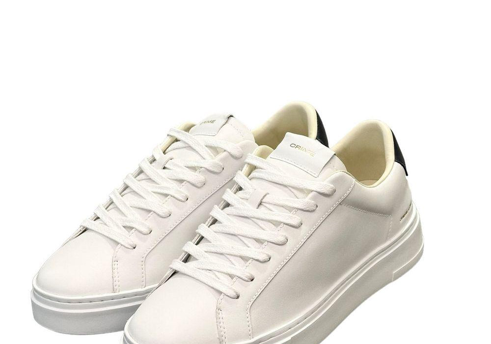 Sneaker uomo extralight bianca blu Crime London 
