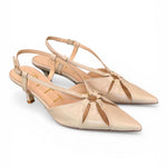 Slingback pelle osso T60  Matteo Pitti 