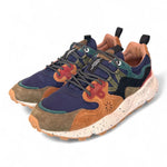 Sneaker uomo Flower Mountain Yamano 3 2B32 mud light brown navy 