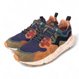 Sneaker uomo Flower Mountain Yamano 3 2B32 mud light brown navy 