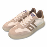 Sneaker uomo  Boston suede bianco beige Back 70<BR/> 